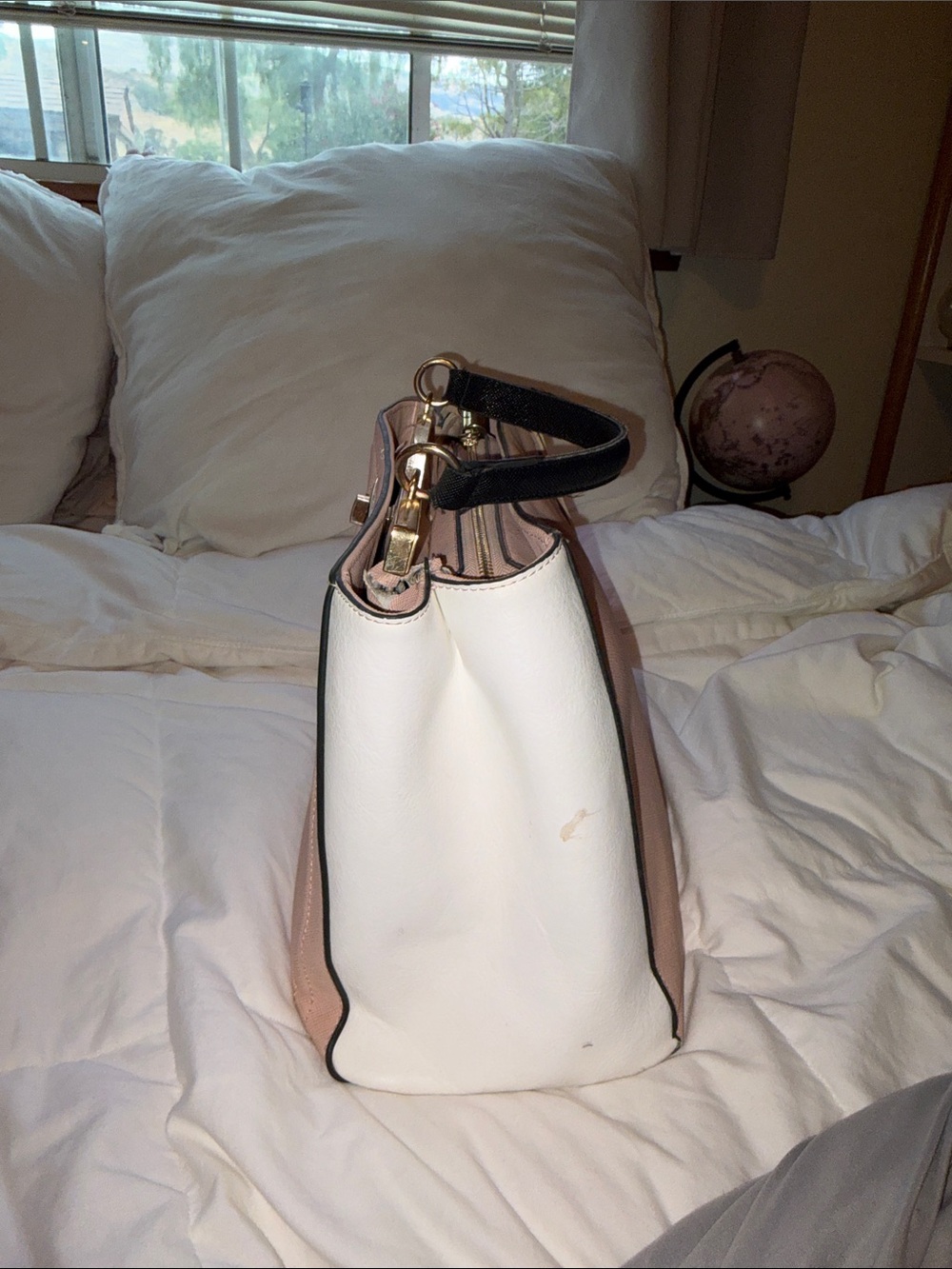 Aldo Women's Blush Pink Top-Handle Satchel - Picture 2 of 8